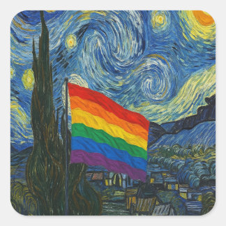 Starry Night Sticker