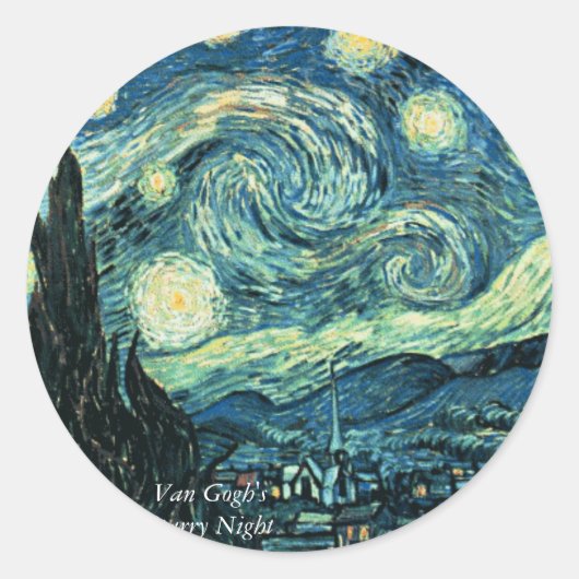 Starry Night Stickers (Vorderseite)