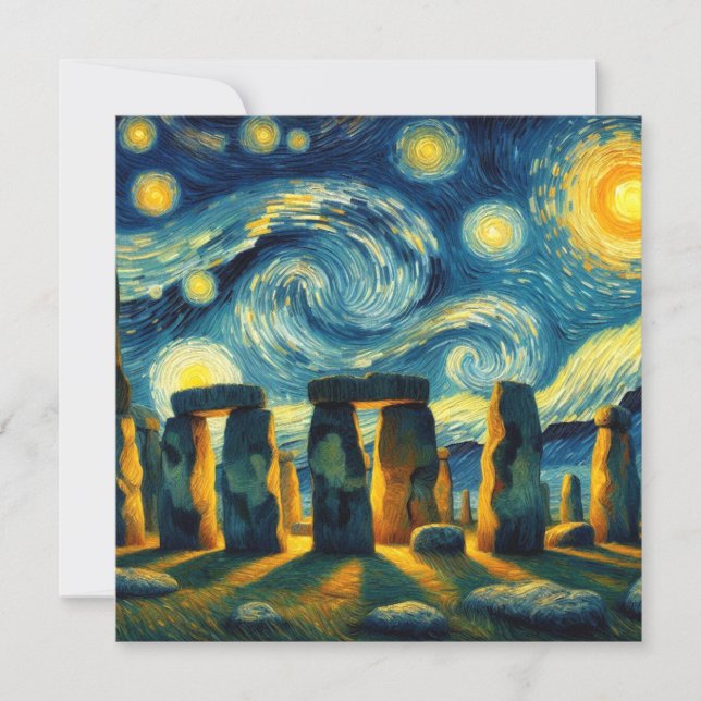 Starry Night Stonehenge (Vorderseite)