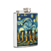 Starry Night Stonehenge Flachmann (Rechts)