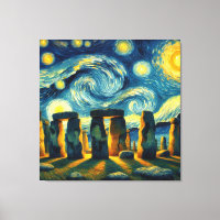Starry Night Stonehenge