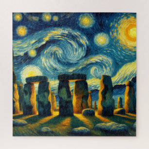 Starry Night Stonehenge Puzzle
