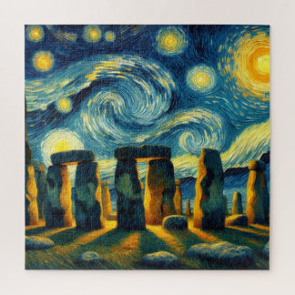 Starry Night Stonehenge Puzzle