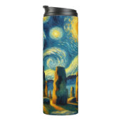 Starry Night Stonehenge Thermosbecher (Nach rechts gedreht)