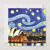 Starry Night Sydney Australia Opernhaus (Rückseite)