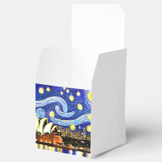 Starry Night Sydney Australia Opernhaus Geschenkschachtel (Geöffnet)