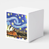 Starry Night Sydney Australia Opernhaus Geschenkschachtel (Rückseite)