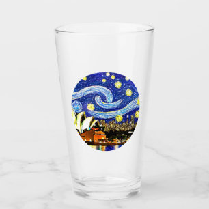 Starry Night Sydney Australia Opernhaus Glas
