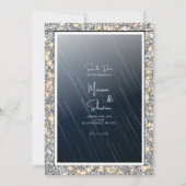Starry Night the SAVE THE DATE Wedding Card Einladung (Vorderseite)