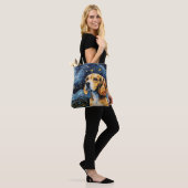 STARRY NIGHT THEMED BEAGLE DOG TASCHE (Am Model)