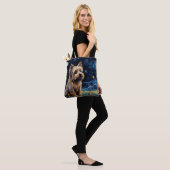 STARRY NIGHT THEMED CAIRN TERRIER DOG TASCHE (Am Model)