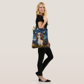 STARRY NIGHT THEMED CAVALIER KING CHARLES SPANIEL TASCHE (Am Model)