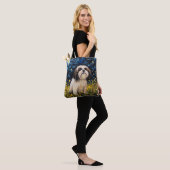 STARRY NIGHT THEMED LHASA APSO DOG TASCHE (Am Model)