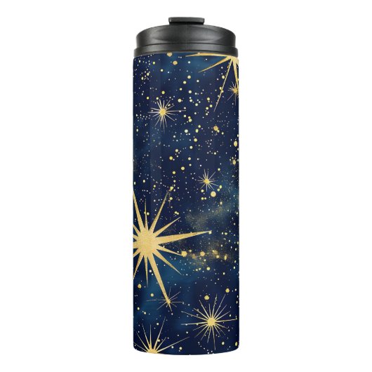 Starry Night Thermal Tumbler Thermosbecher (Vorderseite)