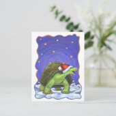Starry Night Tortoise Weihnachten (Stehend Vorderseite)