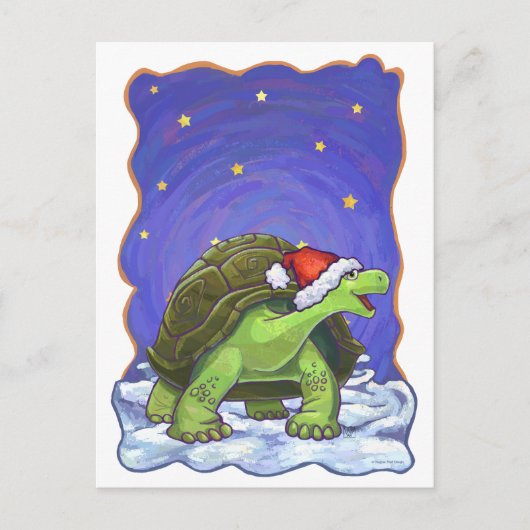 Starry Night Tortoise Weihnachten (Vorderseite)