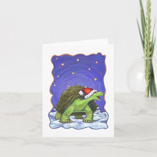 Starry Night Tortoise Weihnachten (Vorderseite)