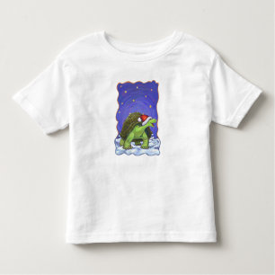 Starry Night Tortoise Weihnachten Kleinkind T-shirt