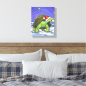 Starry Night Tortoise Weihnachten Leinwanddruck (Insitu (Schlafzimmer))