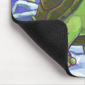 Starry Night Tortoise Weihnachten Mousepad (Ecke)