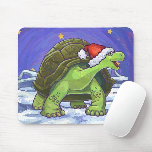 Starry Night Tortoise Weihnachten Mousepad (Mit Mouse)