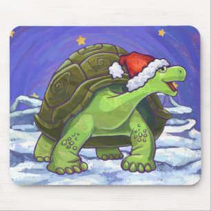 Starry Night Tortoise Weihnachten Mousepad