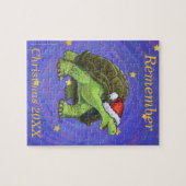 Starry Night Tortoise Weihnachten Puzzle (Horizontal)