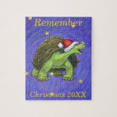 Starry Night Tortoise Weihnachten Puzzle (Vertikal)