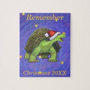 Starry Night Tortoise Weihnachten Puzzle