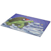 Starry Night Tortoise Weihnachten Schneidebrett (Ecke)