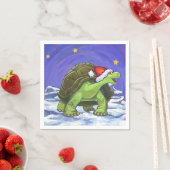 Starry Night Tortoise Weihnachten Serviette (Beispiel)