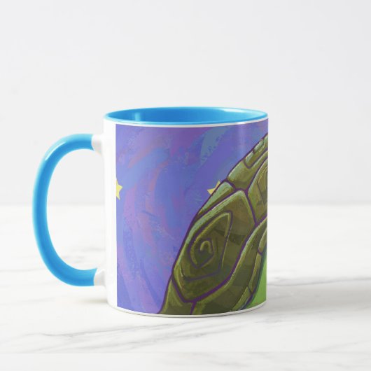 Starry Night Tortoise Weihnachten Tasse (Links)