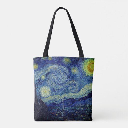Starry Night Tote Bag Tasche (Rückseite)