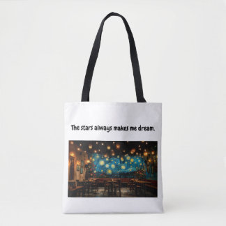 Starry Night Tote Bag Tasche