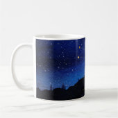 Starry Night Tree Gold Taurus Zodiac Constellation Kaffeetasse (Links)
