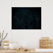 Starry Night Trees Poster (Küche)
