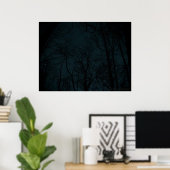 Starry Night Trees Poster (Heimbüro)