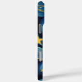 Starry Night trifft Sonnenblumenmuster Case-Mate iPhone Hülle (Rückseite / Rechts)