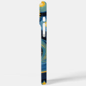 Starry Night trifft Sonnenblumenmuster Case-Mate iPhone Hülle (Rückseite / Links)