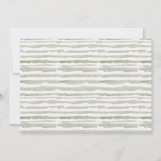 Starry Night Tropical Cabana Save the Date Card Dankeskarte (Rückseite)