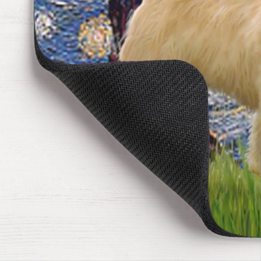 Starry Night - Two Wheaten Terriers (2. Mousepad (Ecke)