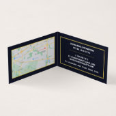 Starry Night über der Rhone, Art Supplies Store Visitenkarten (Innenseite)