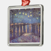 Starry Night über der Rhone Ornament Aus Metall (Links)