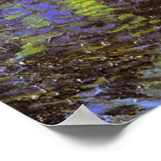 Starry Night über der Rhone Poster (Ecke)