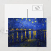 Starry Night über der Rhone Postkarte (Vorne/Hinten)