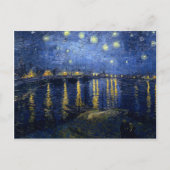 Starry Night über der Rhône Postkarte (Vorderseite)