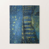 Starry Night über der Rhône Puzzle (Vertikal)