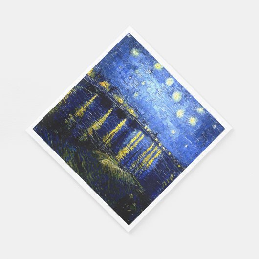 Starry Night über der Rhone Serviette (Ecke)