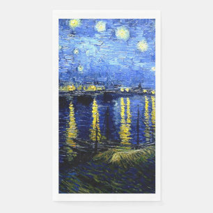 Starry Night über der Rhone Serviette