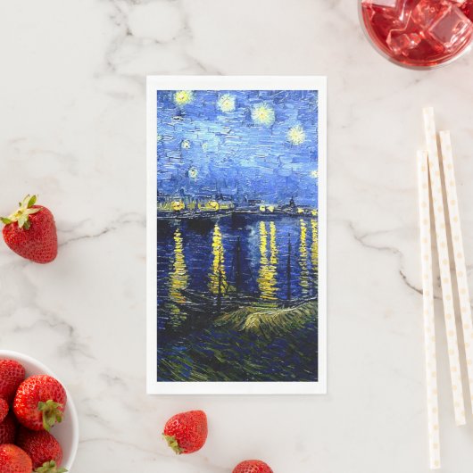 Starry Night über der Rhone Serviette (Beispiel)